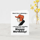 Carte Catcher in the Rye Holden Caulfield Birthday  (Fleur jaune)