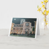 Carte Catedral de Père Noël María Peinture d'Alfred Fox (Fleur jaune)