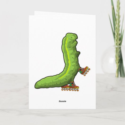 Carte Caterpillar en Patinage en ligne avec Patins en li (Dos)