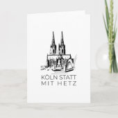 Carte Cathédrale de Cologne (Devant)