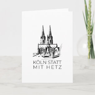 Carte Cathédrale de Cologne