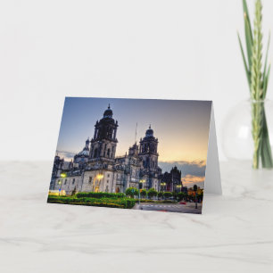 Carte Cathédrale de Mexico