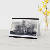 Carte Cathédrale de St John le divin, cru de NYC (Fleur jaune)