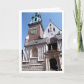Carte Cathédrale de Wawel, Cracovie, Pologne (Devant)