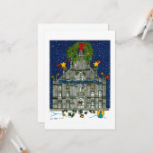 Carte Cathédrale Duomo - Milan, Italie (Devant/Arrière en situation)