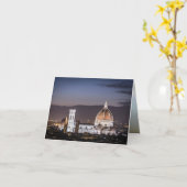 Carte Cathédrale - Florance Italie (Fleur jaune)