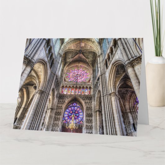 Carte Cathédrale Notre-Dame Reims (Devant)