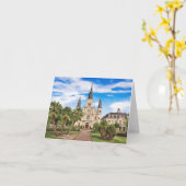 Carte Cathédrale Saint-Louis de la Nouvelle-Orléans Mard (Fleur jaune)