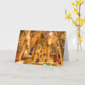 Carte Cathédrale Saint Patrick Manhattan New York (Fleur jaune)