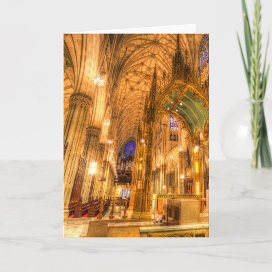 Carte Cathédrale Saint Patrick Manhattan New York (Devant)