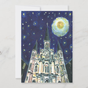 Carte Cathédrale Starry Night
