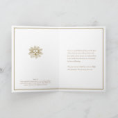 Carte Catholic Floral Baptism Mary Jesus  (Intérieur)