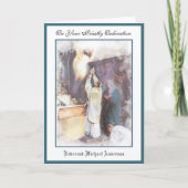 Carte Catholic Priest Ordination Religious Jesus  Card (Devant)