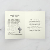 Carte Catholic Priest St. Patrick's Day Jesus  (Intérieur)