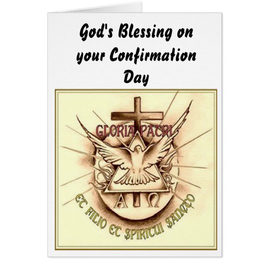 Carte Catholique De Confirmation Zazzle Be