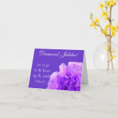 Carte catholique de jubilé de diamant de nonne (Fleur jaune)