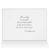 Carte catholique de mariage de mariage (Intérieur Horizontal (Haut))