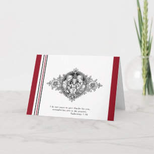 Carte Catholique Sainte Famille Jésus Marie Joseph Écrit