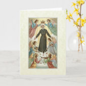 Carte Catholique St. Gerard Majella (Fleur jaune)