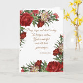 Carte Catholique St Padre Pio Citation Roses Roses Roses (Fleur jaune)