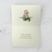 Carte Catholique Vierge Marie Bébé Jésus Saint (Intérieur)