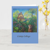 Carte Catnip Cottage (Fleur jaune)