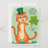 Carte Catnip Dreams : St. Paddy's Edition Salutation (Devant)