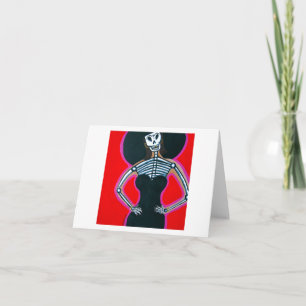 Carte Catrina en rouge