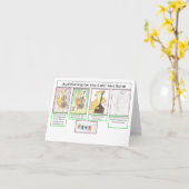 Carte Cats Jazz Band (Fleur jaune)