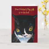 Carte Cat's Mother's Day Surprise ! (Fleur jaune)