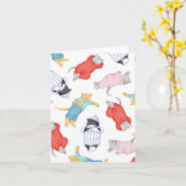 Carte CATS PAJAMAS (Fleur jaune)