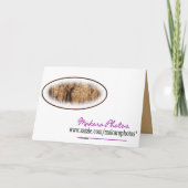 Carte Cattails-Sympathie-personnaliser (Dos)