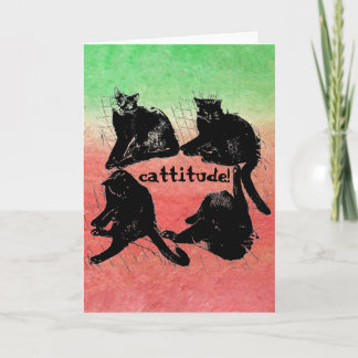 Carte Cattitude ! - Salutation