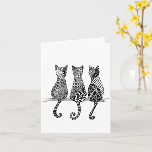 Carte Catwalk House (Fleur jaune)