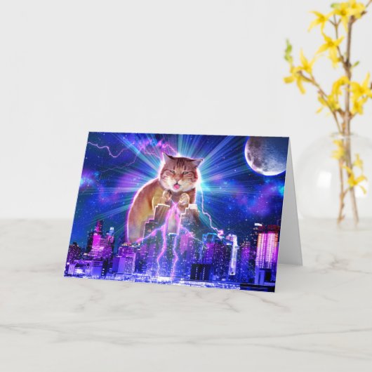 Carte Catzilla (Fleur jaune)