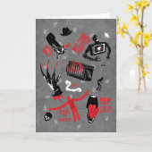 Carte Cauchemar sur Elm Street | Freddy Krueger parle (Fleur jaune)