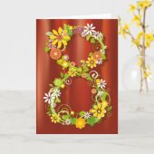 Carte Causes du jour des femmes d'International de (Fleur jaune)