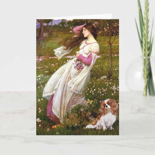 Carte Cavalier 2 (Bl) - Fleurs à vent (Devant)