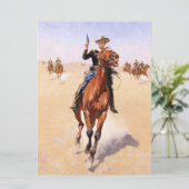 Carte Cavalier des Plaines (Cowboy Horse Rider) (Debout devant)