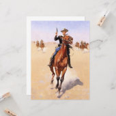 Carte Cavalier des Plaines (Cowboy Horse Rider) (Devant/Arrière en situation)