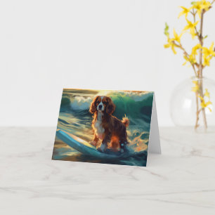 Carte Cavalier King Beach Surf Peinture