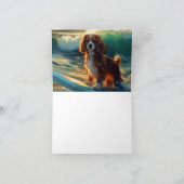 Carte Cavalier King Beach Surf Peinture (Intérieur)