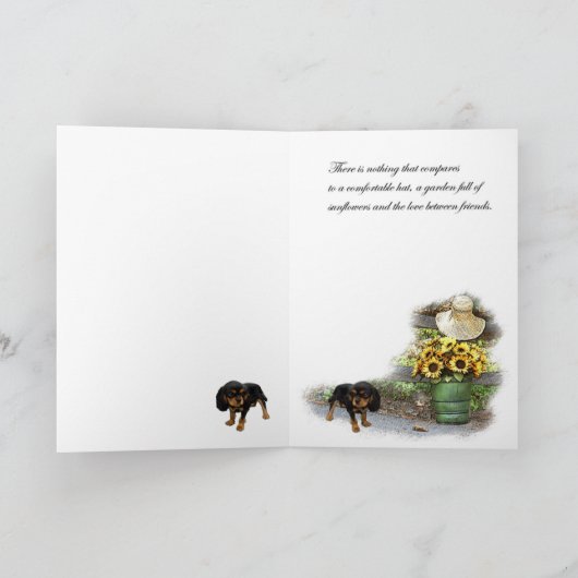 Carte Cavalier King Charles Spaniel (Intérieur)