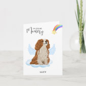 Carte Cavalier Roi Charles Angel Chien animal de compagn (Devant)