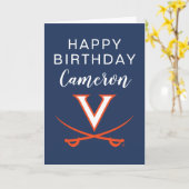 Carte Cavaliers de Virginie| Anniversaire (Fleur jaune)