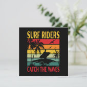 Carte Cavaliers des vagues attrapent les vagues (Debout devant)