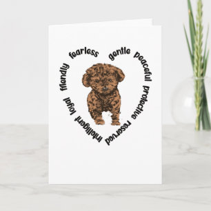 Carte Cavapoo Amoureux des chiens Cavapoo Maman Cavoodle