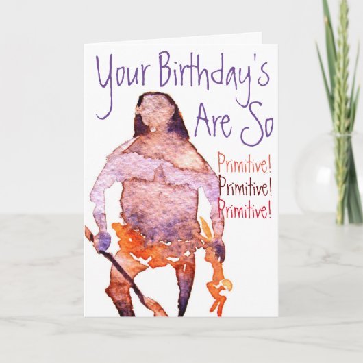 Carte Caveman (Devant)