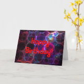 Carte Cavitation numérique Anniversaire (Fleur jaune)