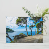 Carte Cavtat, Croatie photo pittoresque, (Debout devant)